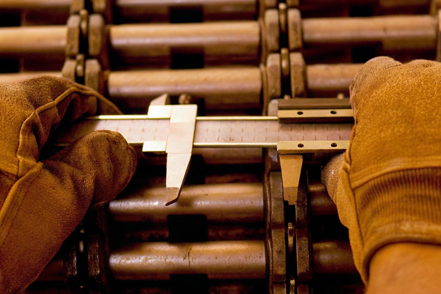 Track shoe assembly measurement