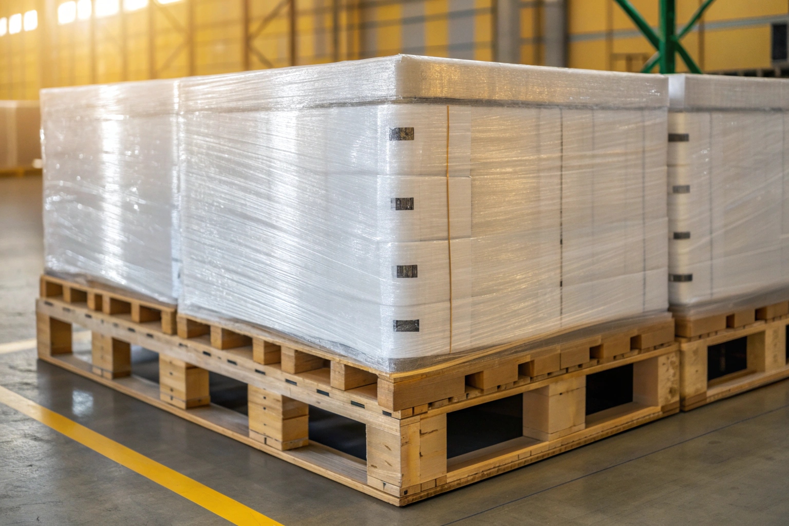 Pallet labeling example