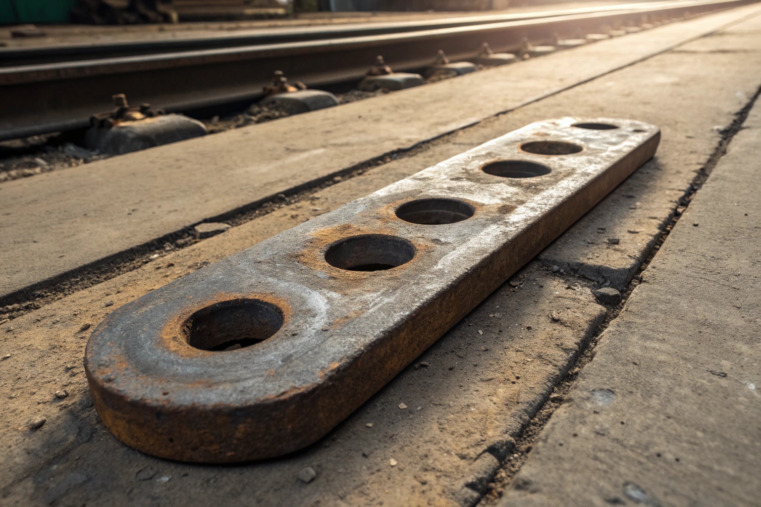Measuring track chain pitch