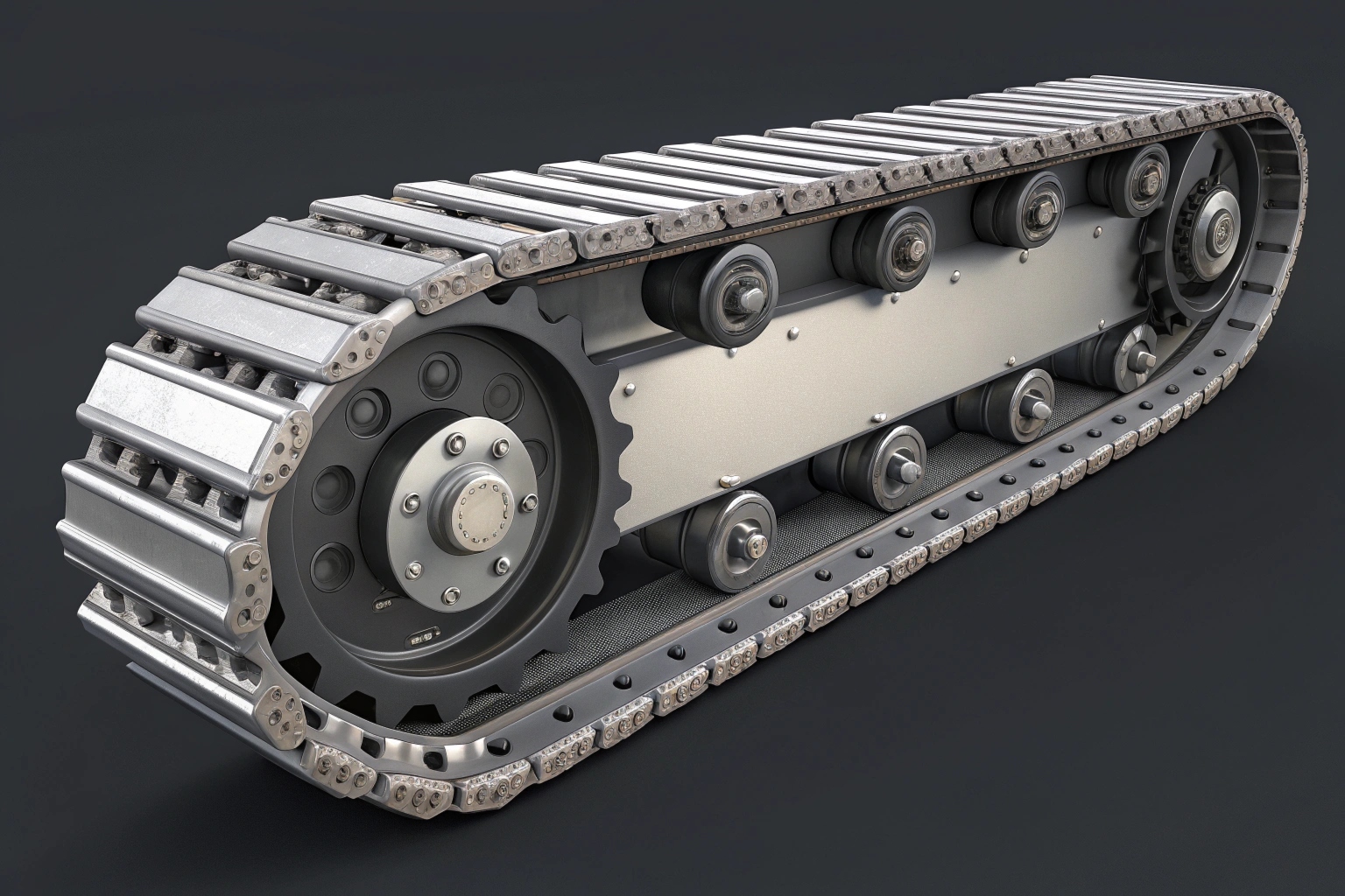 Grouser versus mating surface