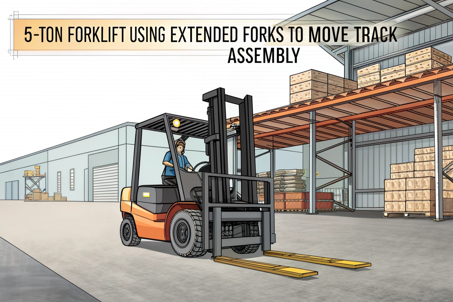Forklift capacity diagram