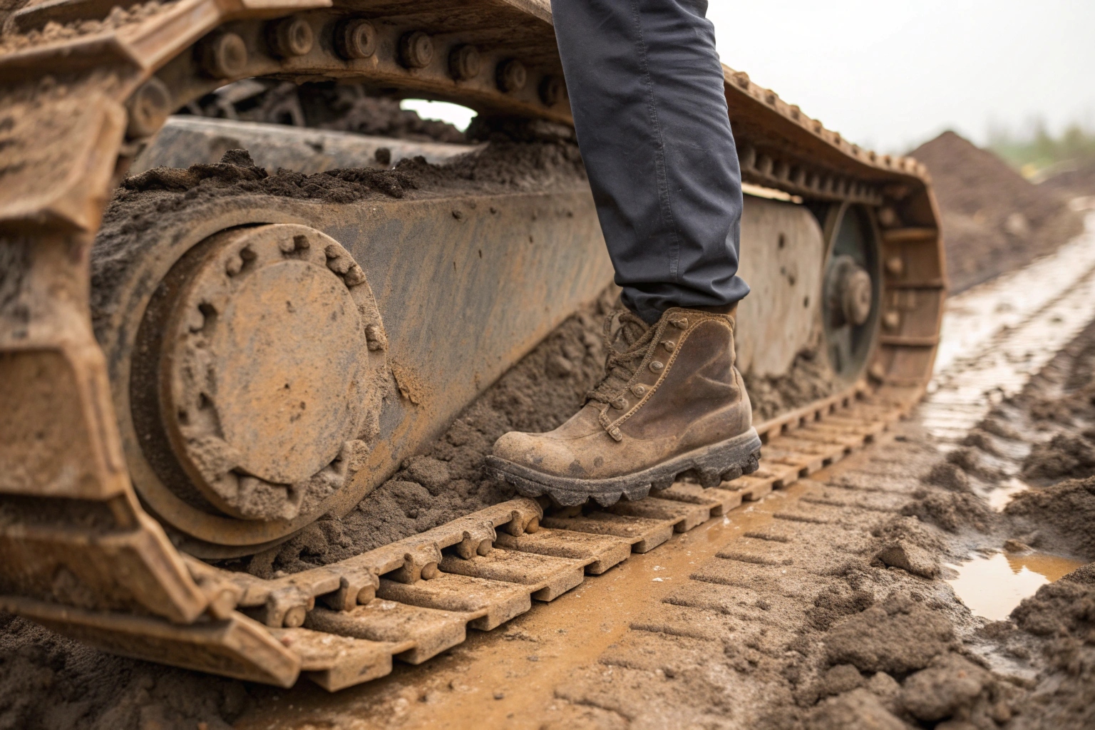 Swamp track shoe wetland application