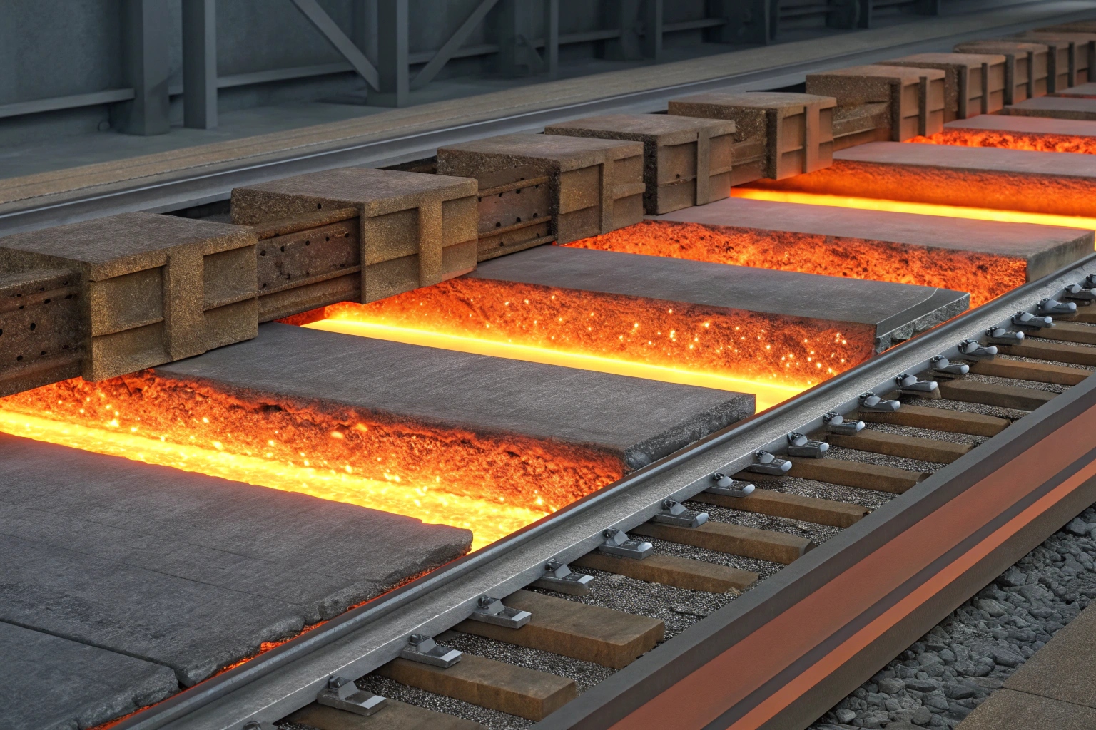 Heat treatment testing of track shoes