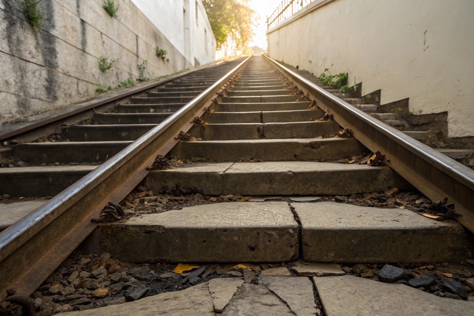 Mixed old and new track shoes