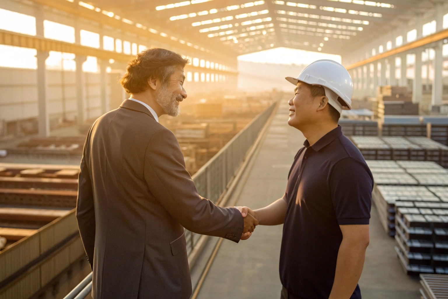 Business meeting discussing ESG compliance