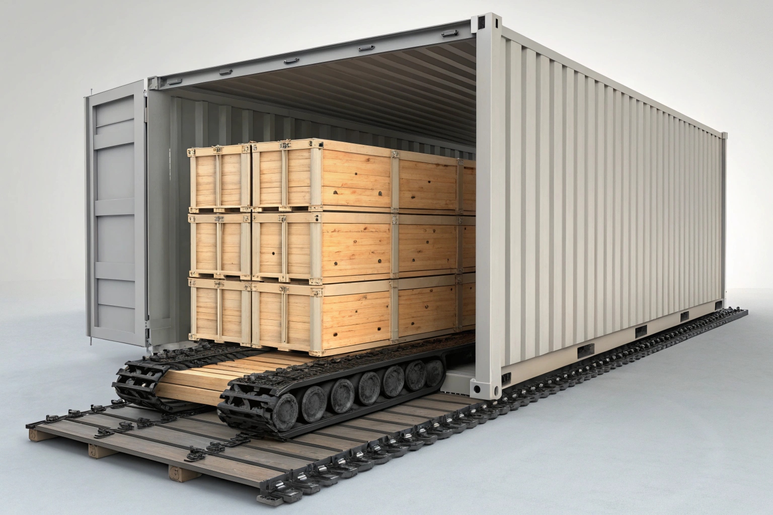 Container loading diagram