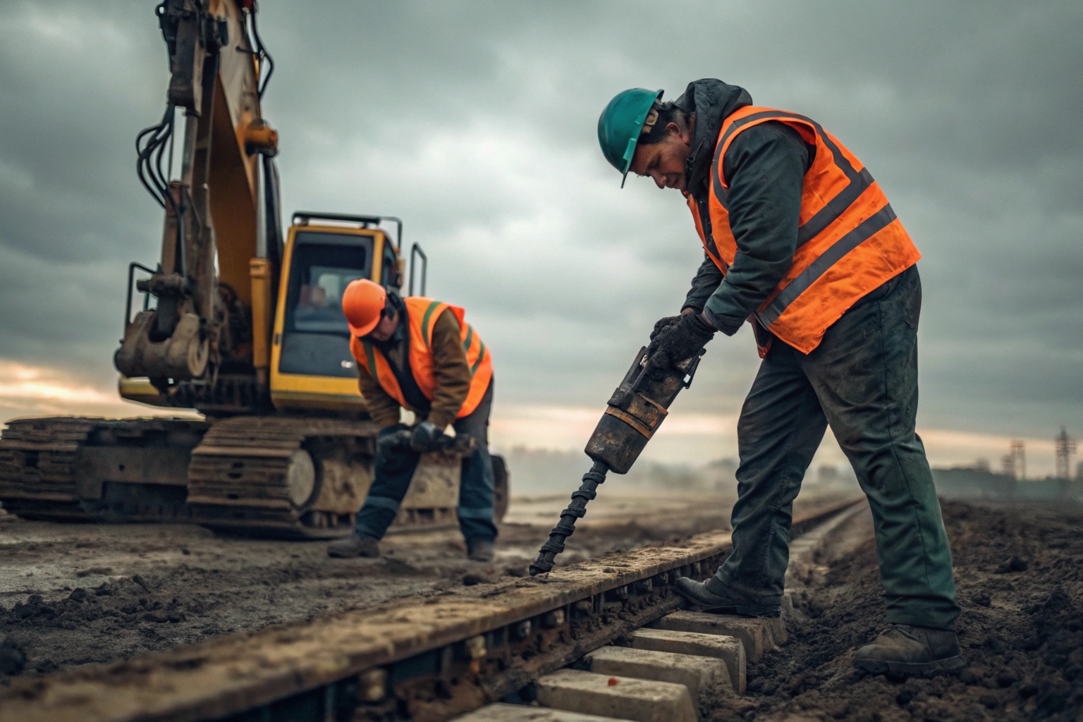 Cutting seized track bolts with torch